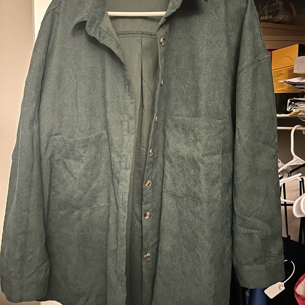 Oversized Green Shirt